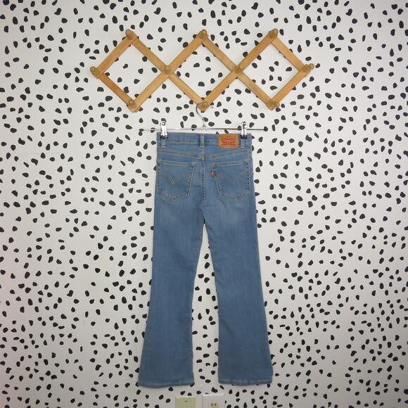 Levi’s 726 High Rise Flare Denim Girls Jeans - Picture 3 of 7